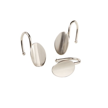 SKL Home Sparkle Shower Curtain Hooks - 12 Pack, Gold Finish, Resin & Metal