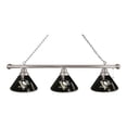 thumbnail image 1 of Holland Bar Stool BL3CHPitPen Pittsburgh Penguins 3 Shade Pool Billiard Light, Chrome, 1 of 1