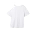 thumbnail image 3 of Camiseta casual con cuello redondo para mujer para uso diario, vacaciones, senderismo SG, 3 of 7