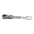 thumbnail image 2 of Bgsha Small 10mm Ratchet Spanner Portable Wrench with Key Chain 180 Degree Rotatable, 2 of 9