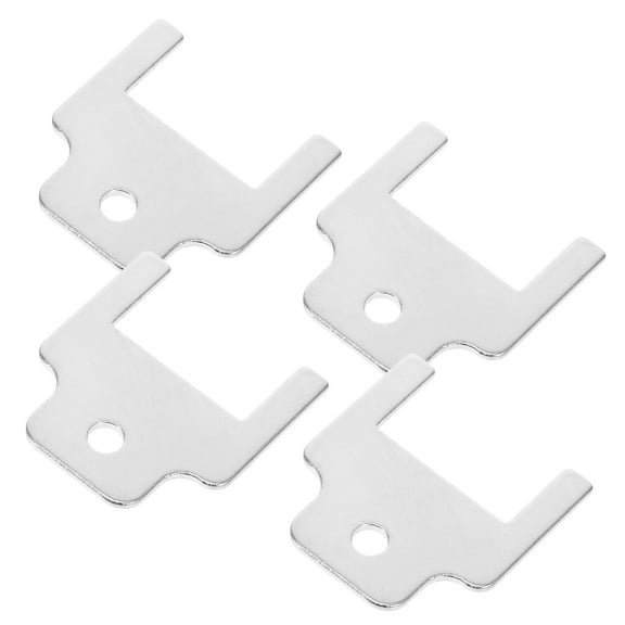 4 Pcs Animal Knob Paper Towel Dispenser Key 2.90X2.70X0.20CM Silver