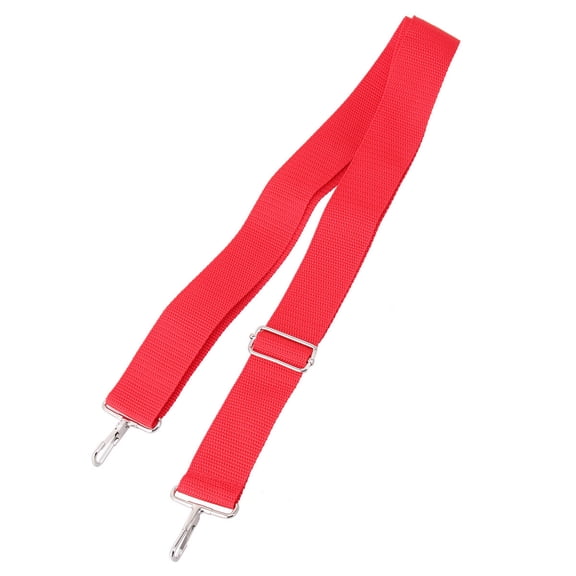 HEMOTON Nylon Snare Drum Strap with Metal Hook for Djembe Snare Drum Percussion WG02 (Red)