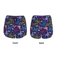 thumbnail image 3 of KLL Colorful Butterflies Pattern Shorts Women,Athletic Shorts High Waisted Running Shorts Pocket Sporty Short Gym Elastic Workout Shorts-Large, 3 of 7