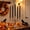 Black BK, variant on Naittoop 4 Pack Red Taper Candles - Taper Candles 11.42 Inch Dripless, Smokeless- Hand Poured Tall Candlesticks - Ideal for Weddings, Dinner Parties and Halloween Home Decor