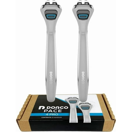 Pace 4 Pro - Four Blade Razor Shaving System - 2 Replacement Handles (Handles Only)