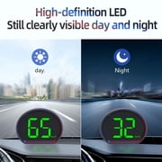 Weloille Beidou GPS Universal Car HUD Head Up Display, HD Clear Display Satellite Speedometer, Simple Operation Vehicle Speed Tester for All Cars Real Time Speed Monitoring and Safe Driving