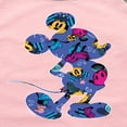 thumbnail image 3 of Mickey & Friends - Mickey Silhouette Expressive Pattern - Toddler And Youth Girls Raglan Graphic T-Shirt, 3 of 5