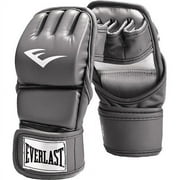 Everlast Womens 6-Ounce Leather Kickboxing Gloves, Grey