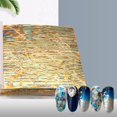 thumbnail image 3 of Láminas con patrones Decoración Práctico Multiusos Nail Rolled Gold para DIY Calcomanías de uñas DIY Artesanía Pinturas Manicura Mujeres C perfecl pegatinas de uñas, 3 of 4