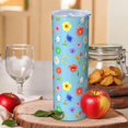 thumbnail image 2 of Pioneer Flower Floral Print Pattern 20oz Skinny Tumbler with Straw & Lid, Double Wall Vacuum Insulated Cup, Leak-Proof, Cup Holder Friendly, Hot 6H Cold 12H, 2 of 6