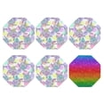 thumbnail image 2 of Disketp Sea Turtles Funny Coasters,6 Pcs Leather Coasters With Holder, Perfect Housewarming Hostess Gifts,Protect Furniture From Water Marks Scratch And Damage, 2 of 9