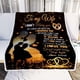 thumbnail image 2 of LHSHID Personalized to My Wife Blanket from Husband I Didn't Marry You Romantic Wife Valentines Day Birthday Anniversary Christmas Customized Gift Fleece Blanket, 2 of 5