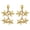 Yellow, variant on Starfish Harmony Cascade Earrings in ION Plated Yellow Gold Stainless Steel