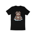 thumbnail image 4 of Funny Cute Pirate Sea River Otter Animal Nature Lover Gift T-Shirt Cute Otter Birthday Holiday Present Boys Girls Men Women Kids Tshirt, 4 of 10