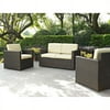 Crosley Furniture Palm Harbor 3-Piece Outdoor Wicker Seating Set