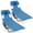 Blue, variant on Gymax 2PCS Tanning ChairFolding Beach Lounge Chair w/5-Position Adjustable Backrest Mint Green