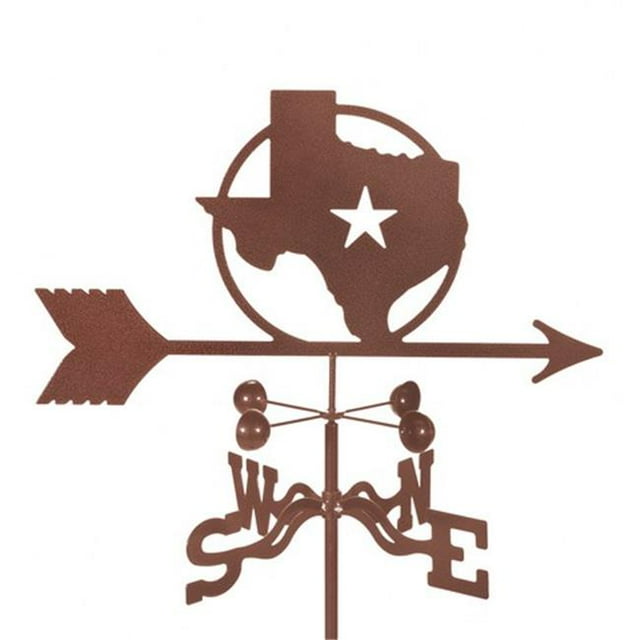 EZ Vane EZ1906-GR Texas Star Weathervane with Garden Mount