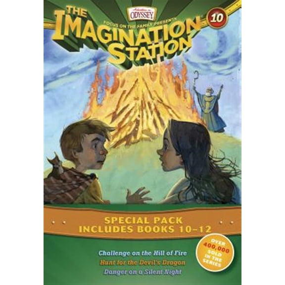 Pre-Owned Imagination Station Books 3-Pack: Challenge on the Hill of Fire / Hunt for the Devil's Dragon / Danger on a Silent Night (Paperback) 1589978536 9781589978539
