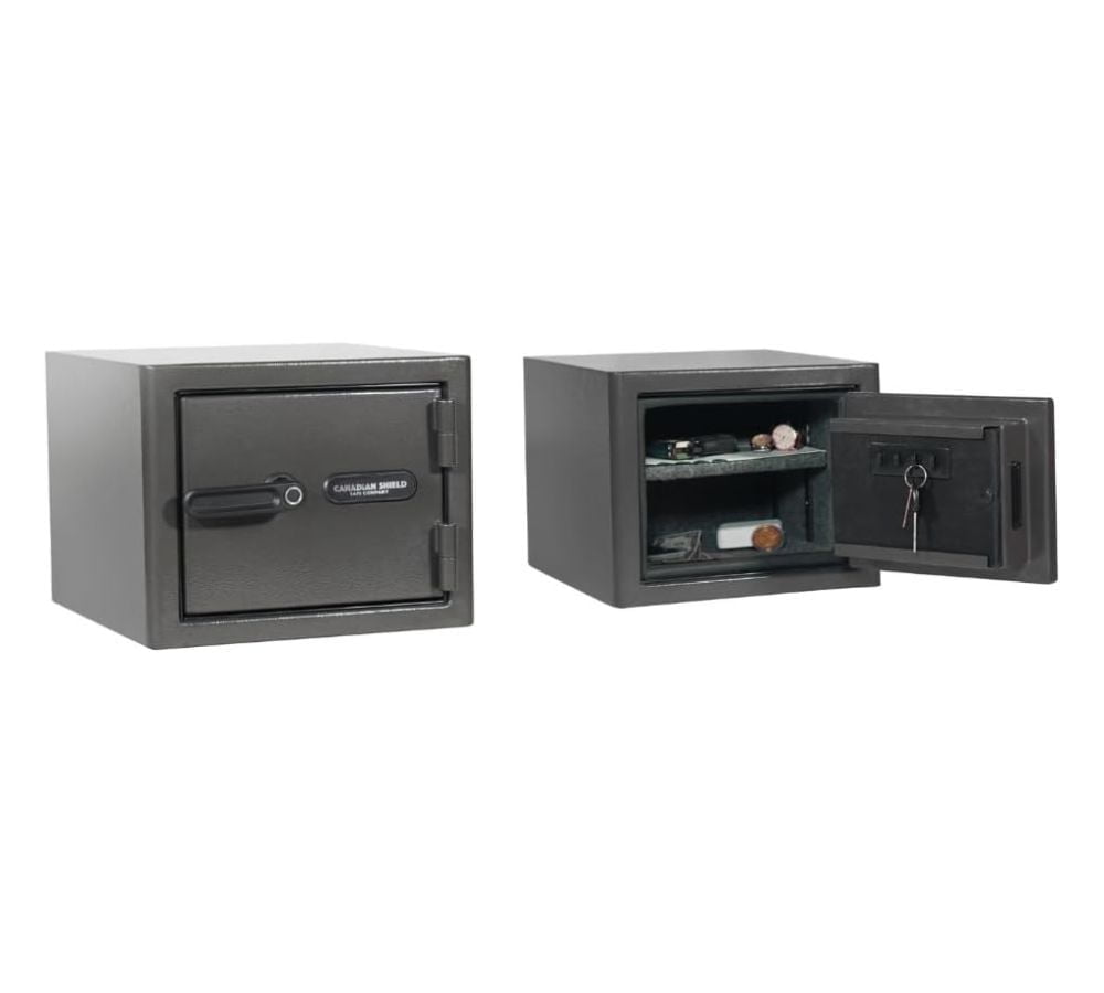 Diamond Series 11.5" Tall Home & Office Safe With Biometric Lock & Triple Seal Protection [.75 CU. FT.]