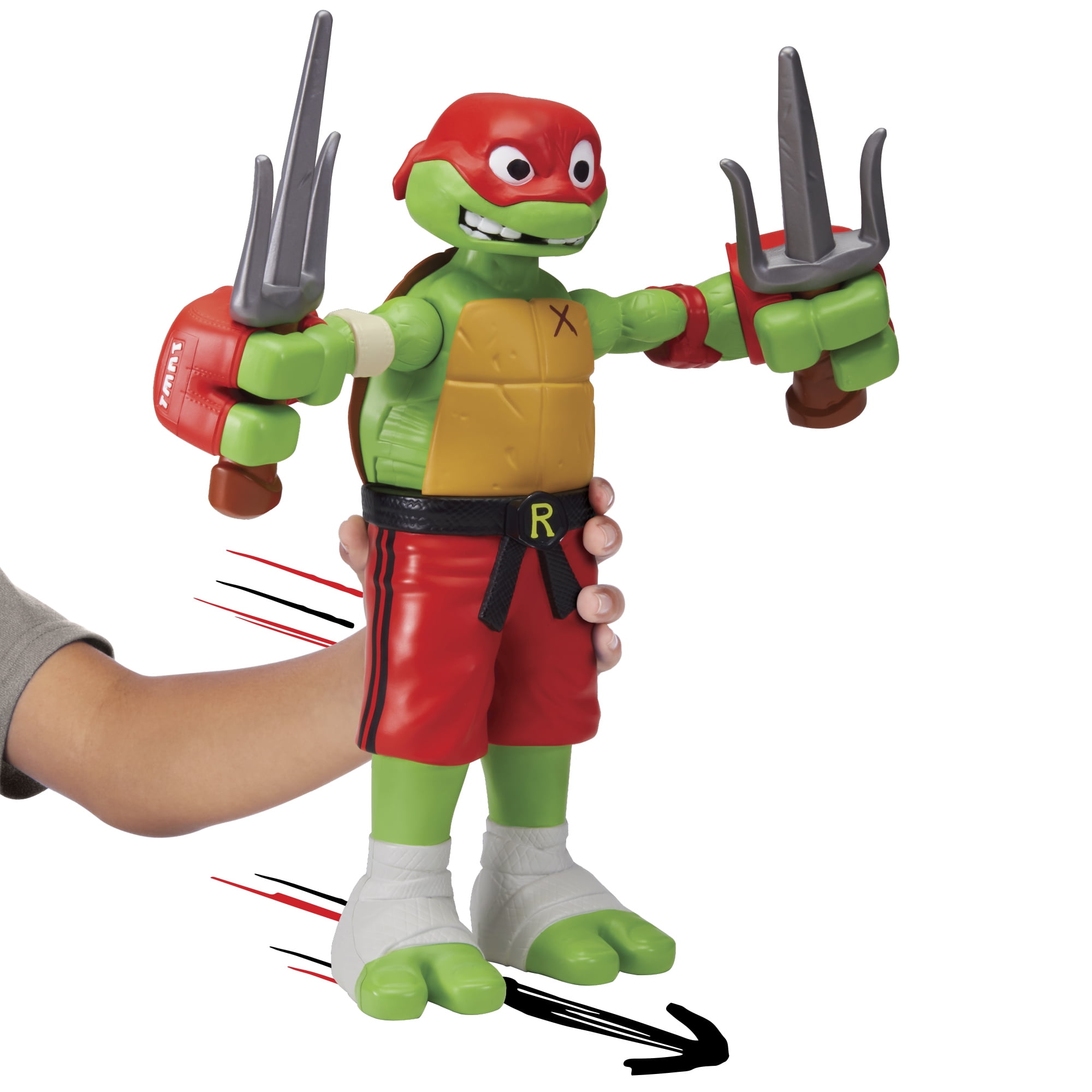 Tales of Teenage Mutant Ninja Turtles: Giant Roll N Punch Raphael Figure by Playmates Toys