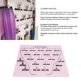 thumbnail image 3 of Hair Extensions Holder Hair Dye Plate Hair Display Board, Acrylic Hair Extension Stand Wigs Display Rack Stand Wig Extension Holder for Hair Extensions, Multi Function Wig Display, 3 of 7