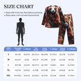 thumbnail image 4 of Fotbe Red Panda Autumn Branches Pijama de Hombre con Estampado de Manga Larga, Conjunto de 2 Piezas, Ropa de Dormir Suave y Cómoda con Bolsillos-Medium, 4 of 7
