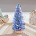 thumbnail image 4 of Christmas Tree Decoration, Mini Christmas Tree, Small Desktop Christmas Tree with Solid Wood Base, Portable Lightweight Festive Holiday Ornament for Home Office Kitchen, 4 of 8