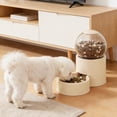 thumbnail image 1 of Automatic Cat Food Dispenser Water for Small Puppies Indoor Pet Supplies High- Easy Clean Adjustable -Free Feed Programmable, 1 of 3