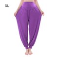 thumbnail image 1 of Qarigey Pantalones de yoga Jogging Pantalones de mujer Pantalones deportivos sueltos casuales Prendas para la parte inferior del cuerpo Púrpura XL, 1 of 2