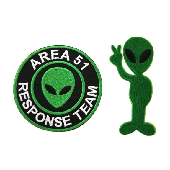 Area 51 Response Team Set Embroidered Iron On Patch