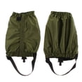 thumbnail image 2 of Al Aire Libre Impermeable Tobillo Caminar Polainas Botas Nieve Pierna Guardia Ejército Verde Sunnimix Polainas para caminar, 2 of 8