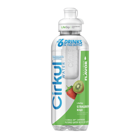 Cirkul LifeSip Strawberry Kiwi 18.3 Fl Oz Bottle Flavor Cartridge