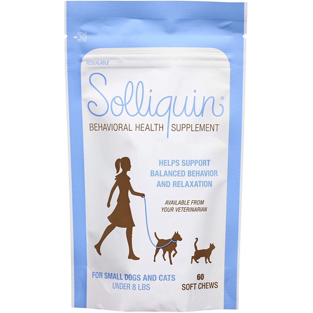 Solliquin Behavior Supplement for Dogs and Cats 60 Soft Chews Walmart