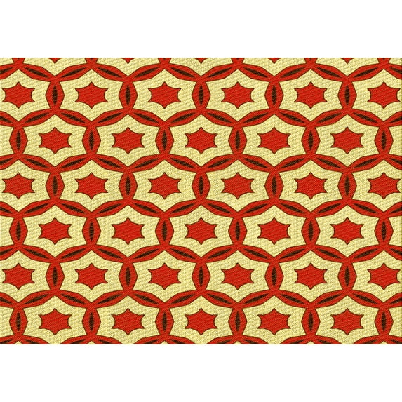 Ahgly Company Indoor Rectangle Patterned Love Red Area Rugs, 2' x 5'