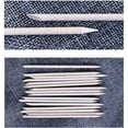 thumbnail image 4 of Orange Wood Sticks 200pcs Nail Art Cuticle Sticks Double Sided Multifunctional Cuticle Pusher Remover Manicure Pedicure Tool Scratch Art Wooden Stylus, 4 of 5