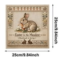 thumbnail image 3 of Easter Meadow DIY Floral Stamped Embroidery With Printed Pattern Counted Thread Needlepoint For Beginners Adults Home Wall, 3 of 7