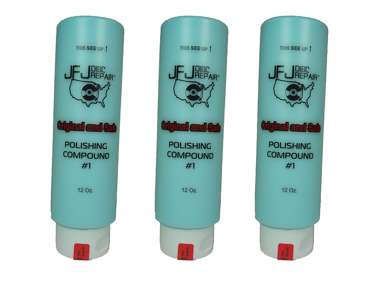 3 Pack Original JFJ Polish Compound 1 12oz (Blue)
