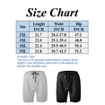 thumbnail image 2 of FUTATA Men's Basic Sports Shorts, Polyester Sports Shorts With Pockets, Elastic Waist, Sizes Up To 5XL, 2 of 8