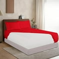 thumbnail image 5 of Elegant Comfort Extra Deep Pocket Single Fitted Sheet 18-24 Inch Deep, Wrinkle-Free, Soft, Smart Pocket, Fits High Mattresses, Twin/Twin XL, Red, 5 of 5