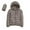 Khaki, variant on HANXIULIN Women's Packable Down Jacket Lightweight Puffer Jacket Hooded Winter Coat Orange M