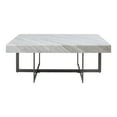 thumbnail image 2 of Furniture of America Ariadne 2-Drawer Wood Gray and Gun Metal Coffee Table, 2 of 11