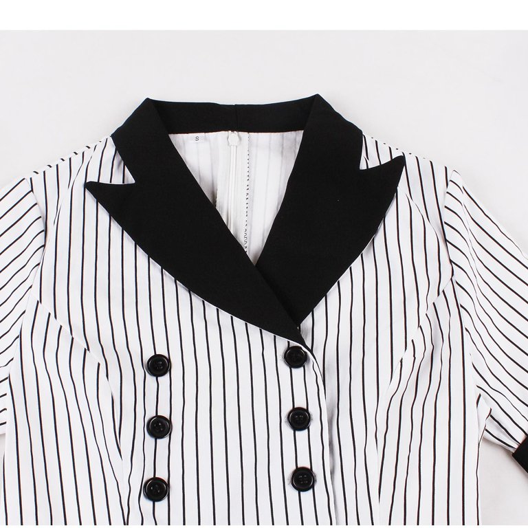 black and white striped flare dress Black & White Striped Maxi Dress | Fit & Flare Vacation Style