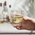 thumbnail image 6 of Viski Double-Walled Spirits Drinking Glasses, Liquor Glasses 8.5oz Set of 2, 6 of 8