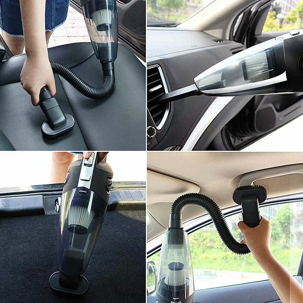 Handheld Car Vacuum Cordless Cleaner USB Charger Wet Dry Strong Cyclone