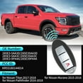 thumbnail image 3 of Reemplazo de control remoto inteligente de entrada sin llave KR5S180144014 433Mhz para Nissan Murano 2015-2018 para Nissan Pathfinder 2016-2018 285E3-5AA3D 285E35AA3D Chip 4A 3 Botones, 3 of 7