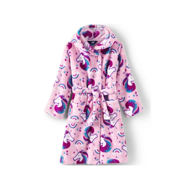 Lands' End Kids Fleece Hooded Robe