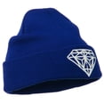 thumbnail image 5 of Big Diamond Embroidered Long Beanie - Royal OSFM, 5 of 5