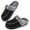 Black, variant on Ecetana Slippers for Women Fuzzy Slippers Memory Foam Anti-slip House Shoes