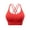 Red, variant on Sports Bra for Women 2024 New Medium Support Criss Cross Strappy Bras Seamless High Impact Yoga Exercise Athletic Bra