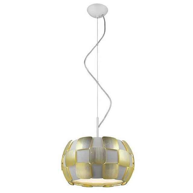 Access Lighting 50904LEDD-WH-GLD Couches Led Blanc Pendentif Plafonnier - Or
